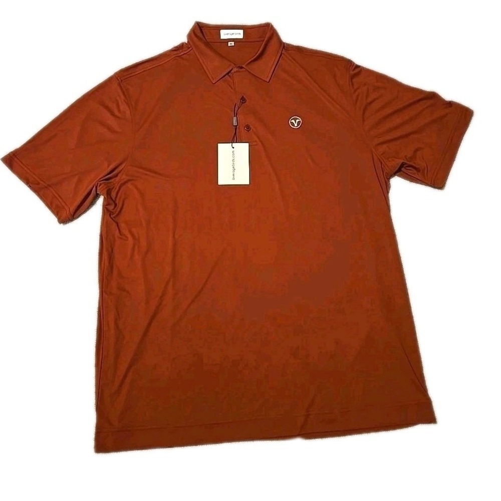 Average Birds Polo Golf Shirt Mens XL Burgundy New Performance Activewear Knit X